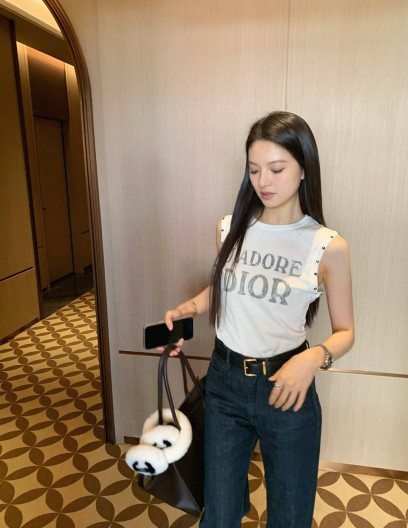 Dior топ белый
