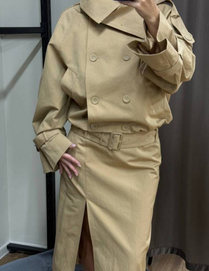 Acne Studios тренч и юбка