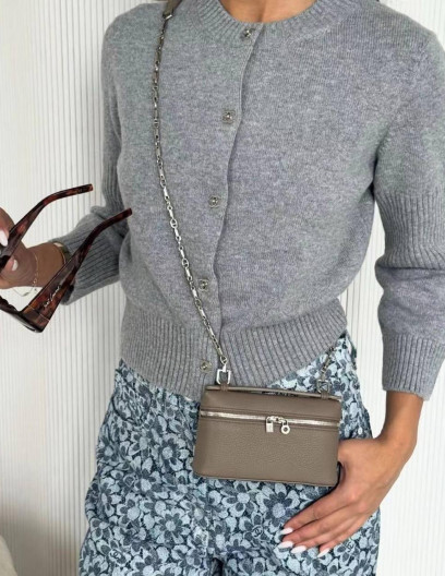 Chanel кардиган серый кашемировый